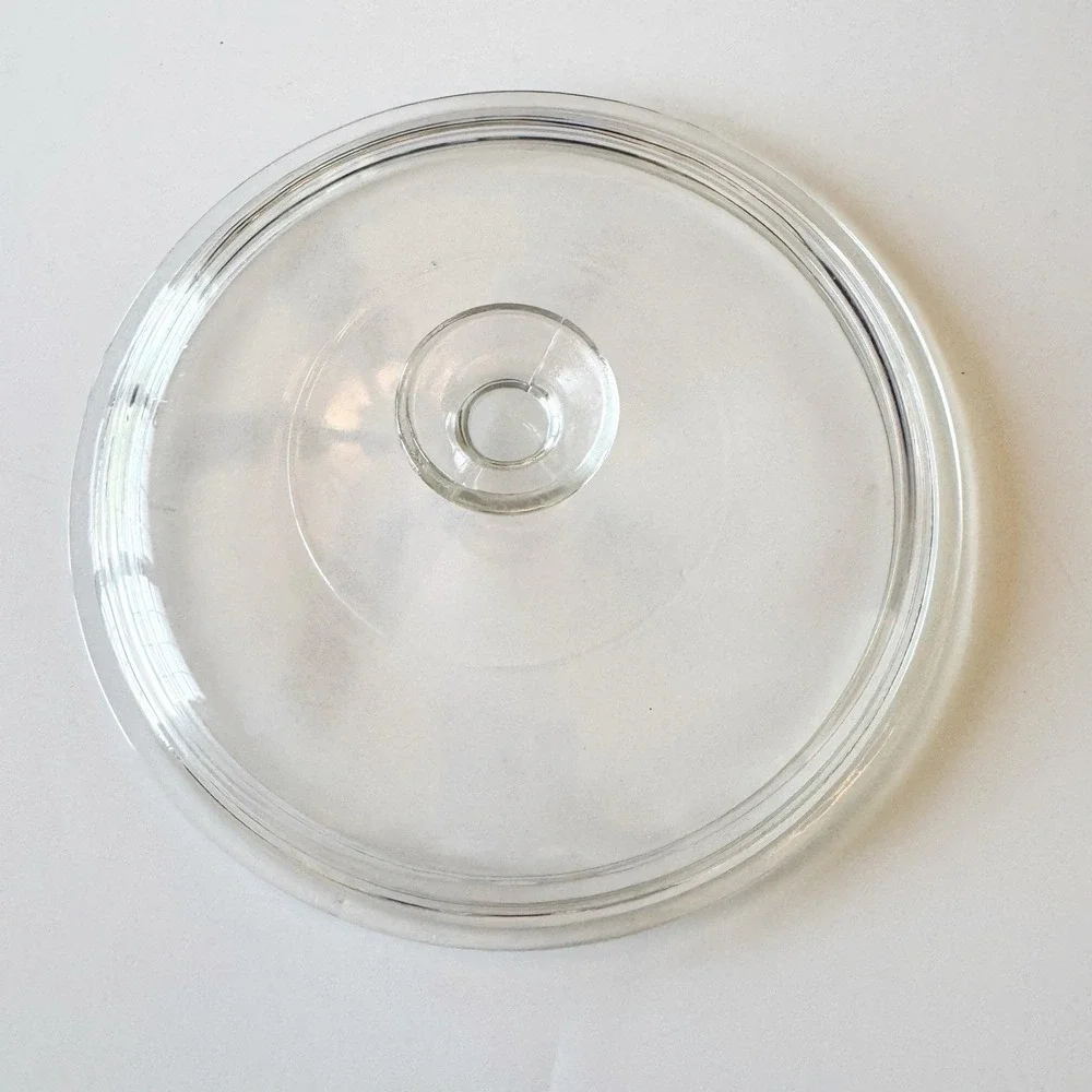 Pyrex G1C Clear Glass Round Replacement Casserole Lid 8.75